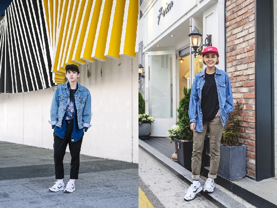 ▲ 데님+화이트운동화