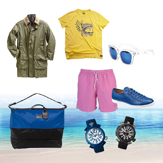 ▲ 의류: 바버(Barbour), 시계: 가가 밀라노(GaGa Milano), 선글라스: 오뚜르(Autre), 가방,신발: 롱샴(Longchamp)