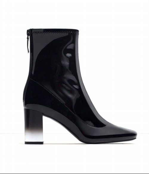 ▲자라(ZARA) 하이힐 페이턴트 부츠