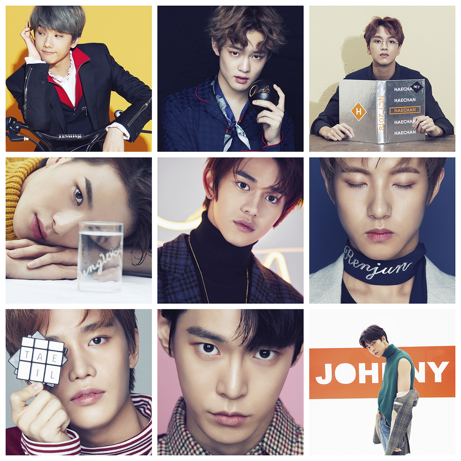 (윗줄 왼쪽부터)지성,천러,해찬_정우,루카스,런쥔_태일,도영,쟈니.jpg