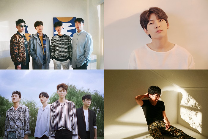 참여 아티스트(좌측상단 데이브레이크_ 우측상단 이민혁_ 좌측하단 솔루션스_ 우측하단 램씨).jpg