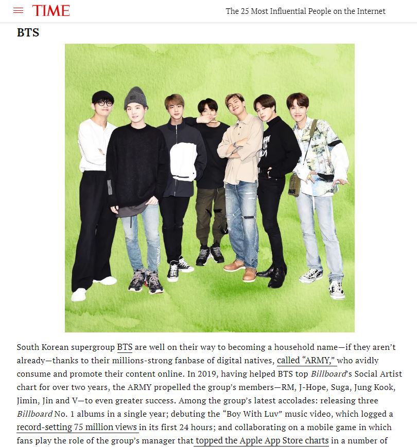 방탄소년단_타임 기사_사진 출처 타임 홈페이지.JPG