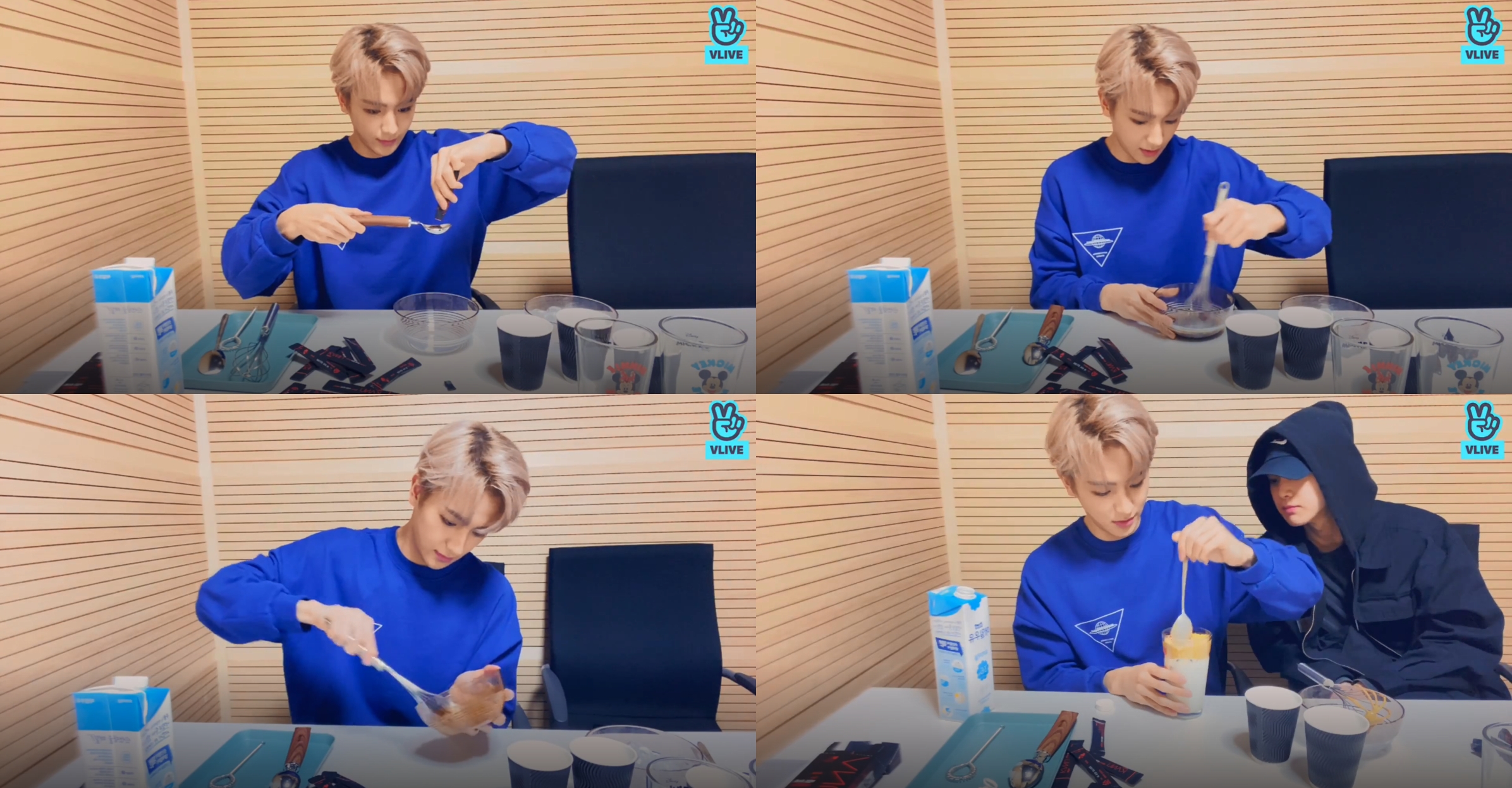 더보이즈 현재_달고나 커피 만들기 캡쳐 이미지.jpg
