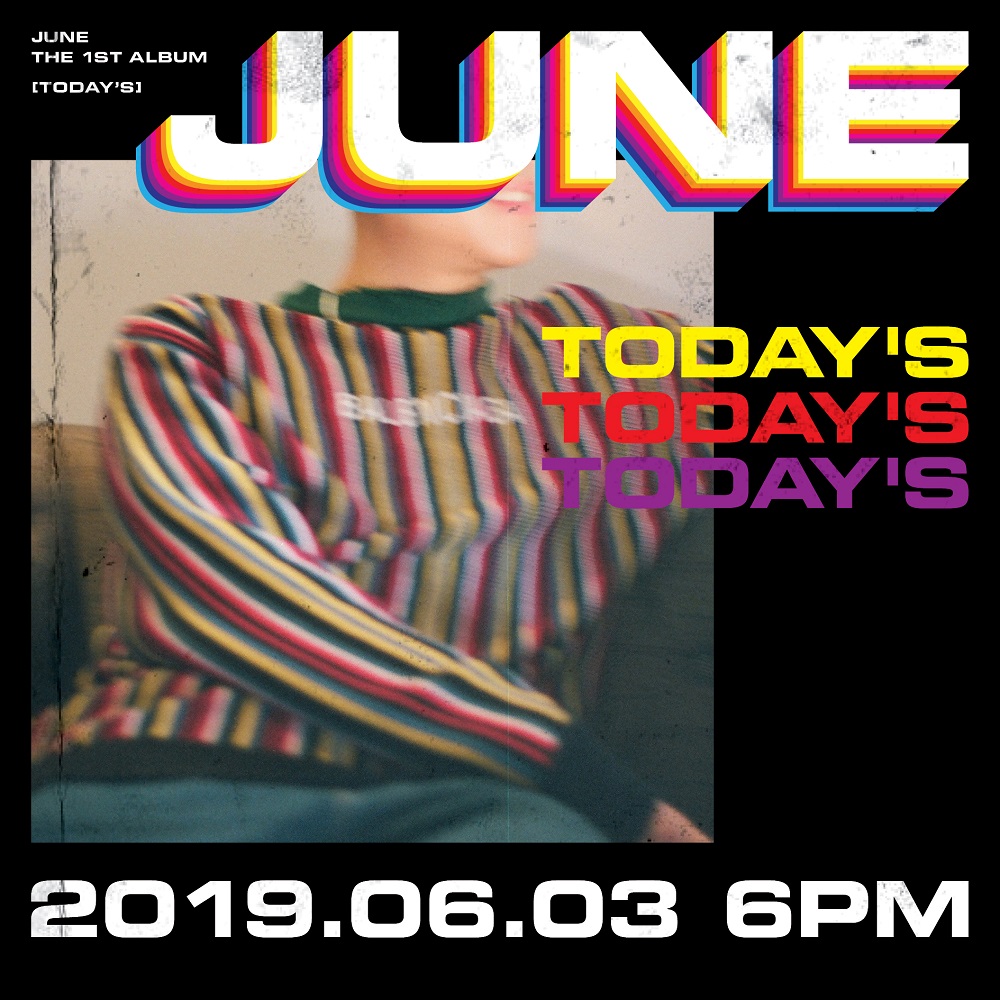 20190521_싱어송라이터 준(JUNE), 6월 3일 정규 1집 Todays 발매 00.jpg